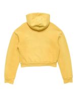 Acne Studios Spray Effect Yellow Zip Up Hoodie